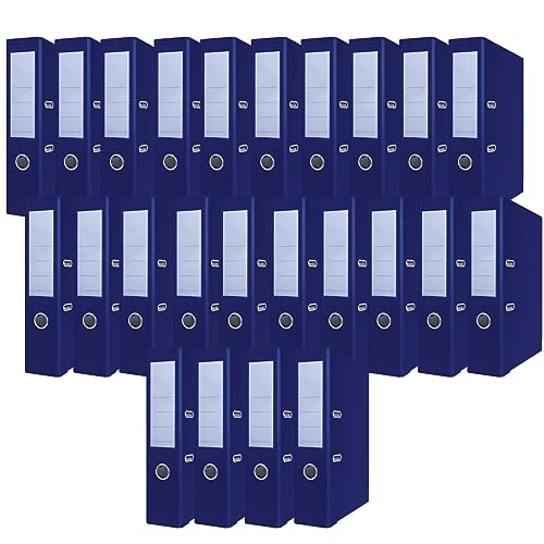 OFFICER PRODUCTS PRODUCTS 24er Pack Ordner A4/75 mm/Dunkelblau Papier Pappe/Kunststoffbezug PP Schlitzordner Büroordner Pappordner Aktenordner Metall Kantenschutz OFFICER PRODUCTS PRODUCTS 24er Pack Ordner A4/75 mm/Dunkelblau Papier Pappe/Kunststoffbezug PP Schlitzordner Büroordner Pappordner Aktenordner Metall Kantenschutz von OFFICER PRODUCTS
