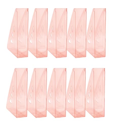 OFFICER PRODUCTS Stehsammler Modernes Design/ 10 Stück / A4 - Farbe: Rot Transparent/Hart-Kunststoff/Durchbrochen/Schreibtisch-Organizer für Zeitschriften/Bruchsicher OFFICER PRODUCTS Stehsammler Modernes Design/ 10 Stück / A4 - Farbe: Rot Transparent/Hart-Kunststoff/Durchbrochen/Schreibtisch-Organizer für Zeitschriften/Bruchsicher von OFFICER PRODUCTS