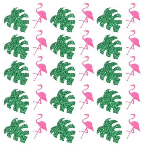 OFFIGAM 1 Flamingo Konfetti Dekorationen Babyparty Dekorative Hochzeit Flamingo Flamingo Design Flamingo Glitzer Lei Esszimmer Tischdekoration Tischkonfetti Party von OFFIGAM