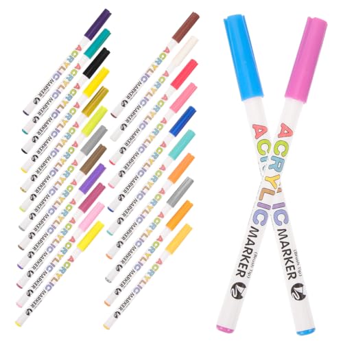 OFFIGAM 1 Karton Acryl Paint Marker Stifte mit Feiner Flexibler Spitze Wasserfest und Geruchlos für Kunst DIY für Schüler Künstler Anfänger und Kreative Projekte OFFIGAM 1 Karton Acryl Paint Marker Stifte mit Feiner Flexibler Spitze Wasserfest und Geruchlos für Kunst DIY für Schüler Künstler Anfänger und Kreative Projekte von OFFIGAM