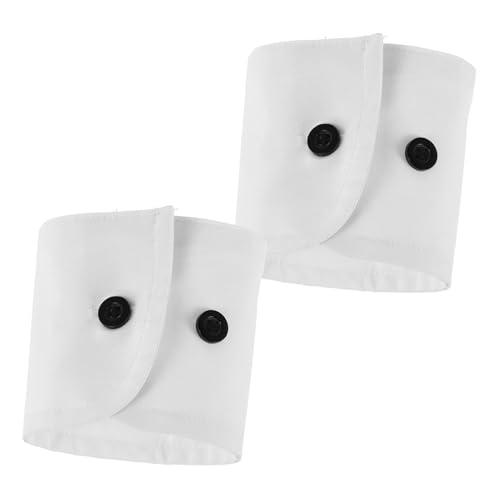 OFFIGAM 1 Paar Fake Ärmel für Frauen Elastische Shirt Manschetten Dekorative Handgelenkmanschetten Fingerlose Handgelenksärmel Abnehmbare Falsche Ärmel für Einen Eleganten Look von OFFIGAM