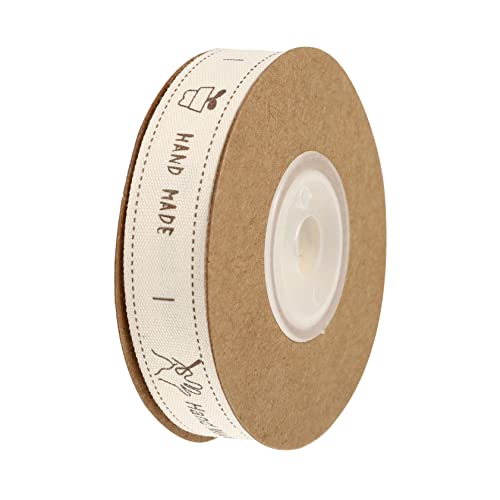 OFFIGAM 1 Rolle Baumwoll Rollband Hochwertiges Bedrucktes Geschenkband für Diy Projekte Blumenverpackung Basteln und Lange für Anwendungen von OFFIGAM