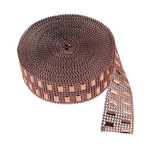 OFFIGAM 1 Rolle DIY zubehör Diamant-Strass-Bling-Band Strassbänder Bling-Wickelband Band zum Verpacken Hochzeitstorte Diamantband funkelndes Strassband 8-reihiges Strassband Plastik Golden OFFIGAM 1 Rolle DIY zubehör Diamant-Strass-Bling-Band Strassbänder Bling-Wickelband Band zum Verpacken Hochzeitstorte Diamantband funkelndes Strassband 8-reihiges Strassband Plastik Golden von OFFIGAM