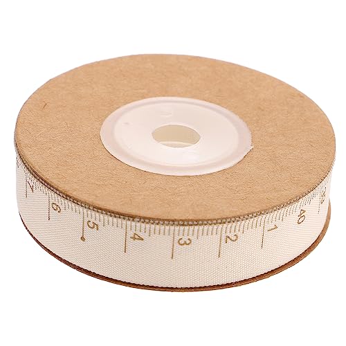 OFFIGAM 1 Rolle Dekoratives Baumwollband mit Maßskala Breit für DIY Geschenkverpackungen Handarbeiten und Dekorationen Strapazierfähig und Langlebig OFFIGAM 1 Rolle Dekoratives Baumwollband mit Maßskala Breit für DIY Geschenkverpackungen Handarbeiten und Dekorationen Strapazierfähig und Langlebig von OFFIGAM