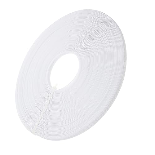 OFFIGAM 1 Rolle Kapuzenroll für Schneiderarbeiten Weiß Cuttable Polyester Boning für Kostüme Hochzeitskleider DIY Nähprojekte Multifunktionale Stützstreifen für Röcke und Korsetts von OFFIGAM