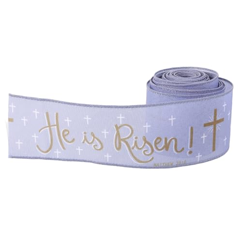 OFFIGAM 1 Rolle Osterband Geschenkbänder Festliches Hochwertiges Geschenkband Dekoratives Geschenkband Feiertagsbänder Kranzband für den Außenbereich Valentinstag-Drahtband Stoff OFFIGAM 1 Rolle Osterband Geschenkbänder Festliches Hochwertiges Geschenkband Dekoratives Geschenkband Feiertagsbänder Kranzband für den Außenbereich Valentinstag-Drahtband Stoff von OFFIGAM