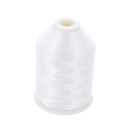 OFFIGAM 1 Rolle Professionelles Polyester Stickgarn Weiß Nachleuchtendes Nähgarn für Kreative Stickprojekte Flexibel Leicht und Langlebig für Tägliche Anwendungen OFFIGAM 1 Rolle Professionelles Polyester Stickgarn Weiß Nachleuchtendes Nähgarn für Kreative Stickprojekte Flexibel Leicht und Langlebig für Tägliche Anwendungen von OFFIGAM