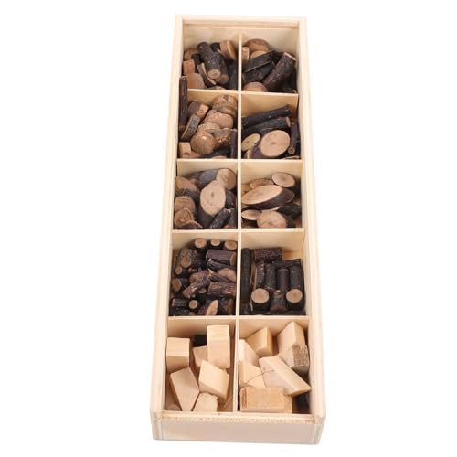 OFFIGAM 1 Satz Baumrinde Holzscheiben DIY Naturholzscheibe natürliches holzmaterial selber machen natürliche Holzscheiben DIY natürliche Äste DIY liefert hölzern Brown von OFFIGAM