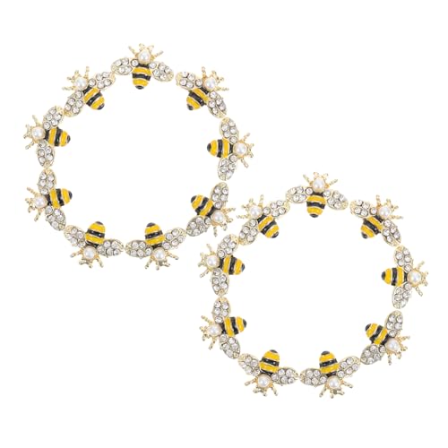 OFFIGAM 1 Satz Bienenform Nagelschmuck Aus Legierung Nagelkunst Dekoration Für Diy Nagelornamente Für Kreative Nageldesigns Zuhause 20 Stück von OFFIGAM