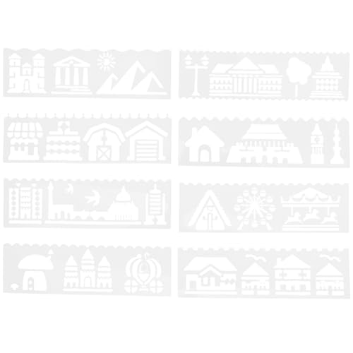 OFFIGAM 1 Satz Diy Malvorlagen mit Cartoon Haus Mustern für Kreative Bastelprojekte für Familienaktivitäten und Home Dekoration für Kartenherstellung und Künstlerische OFFIGAM 1 Satz Diy Malvorlagen mit Cartoon Haus Mustern für Kreative Bastelprojekte für Familienaktivitäten und Home Dekoration für Kartenherstellung und Künstlerische von OFFIGAM