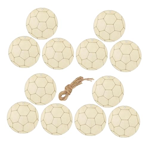 OFFIGAM 1 Satz Holz Fußball Form Diy Bastelset Blanko Holzschnitt für Kreative Malprojekte Dekoration für Sportthemenpartys Personalisierbare Geschenkanhänger und Diy Kunstwerke OFFIGAM 1 Satz Holz Fußball Form Diy Bastelset Blanko Holzschnitt für Kreative Malprojekte Dekoration für Sportthemenpartys Personalisierbare Geschenkanhänger und Diy Kunstwerke von OFFIGAM