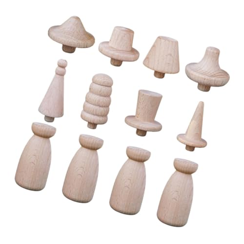 OFFIGAM 1 Satz Unvollendete Holz Puppen für DIY Projekte Teiliges mit Verschiedenen für Kreative Bastelideen zum Malen und Gestalten für Erwachsene OFFIGAM 1 Satz Unvollendete Holz Puppen für DIY Projekte Teiliges mit Verschiedenen für Kreative Bastelideen zum Malen und Gestalten für Erwachsene von OFFIGAM