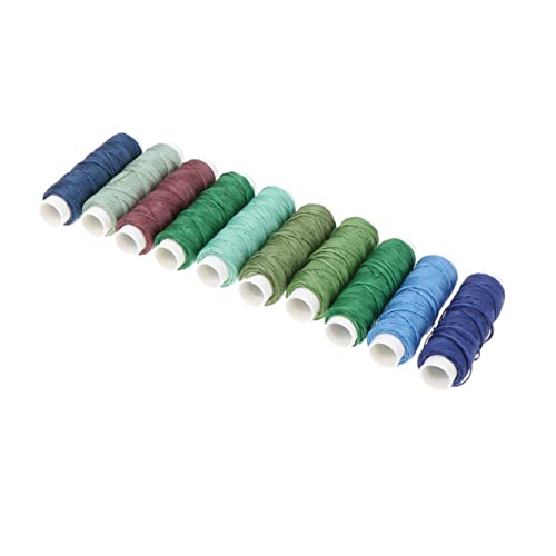 OFFIGAM 1 Satz Wachsfaden Set für Lederarbeiten Farben für DIY Bastelprojekte Wasserdichtes Gewachstes Nähgarn für Armbänder und Buchbinderei OFFIGAM 1 Satz Wachsfaden Set für Lederarbeiten Farben für DIY Bastelprojekte Wasserdichtes Gewachstes Nähgarn für Armbänder und Buchbinderei von OFFIGAM