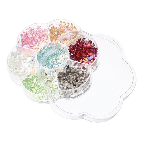OFFIGAM 1 Schachtel Nail Art Dekorationen Regenbogen Harz Diamanten Verschiedenen Formen für Kreative Maniküre Schmuckgestaltung und DIY Projekte für Nägel und Bastelarbeiten OFFIGAM 1 Schachtel Nail Art Dekorationen Regenbogen Harz Diamanten Verschiedenen Formen für Kreative Maniküre Schmuckgestaltung und DIY Projekte für Nägel und Bastelarbeiten von OFFIGAM
