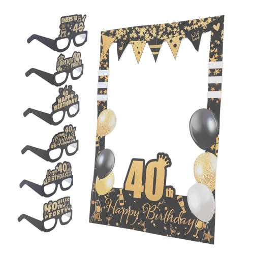 OFFIGAM 1 Set Geburtstagspapierbrille Selfie Foto Requisite „Happy Birthday“ Sonnenbrille Lustige Foto Requisiten Geburtstags Fotoautomaten Requisiten Papierbrille Brille Neuartige OFFIGAM 1 Set Geburtstagspapierbrille Selfie Foto Requisite „Happy Birthday“ Sonnenbrille Lustige Foto Requisiten Geburtstags Fotoautomaten Requisiten Papierbrille Brille Neuartige von OFFIGAM