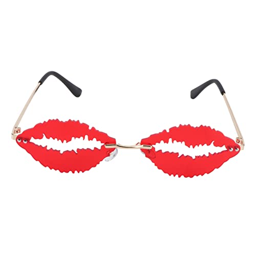 OFFIGAM 1 Stück Lustige Randlose Lippen Sonnenbrille für Partys Kreatives Fotorequisit Damen und Herren Sonnenbrille Robustes Design für Events und Feiern OFFIGAM 1 Stück Lustige Randlose Lippen Sonnenbrille für Partys Kreatives Fotorequisit Damen und Herren Sonnenbrille Robustes Design für Events und Feiern von OFFIGAM