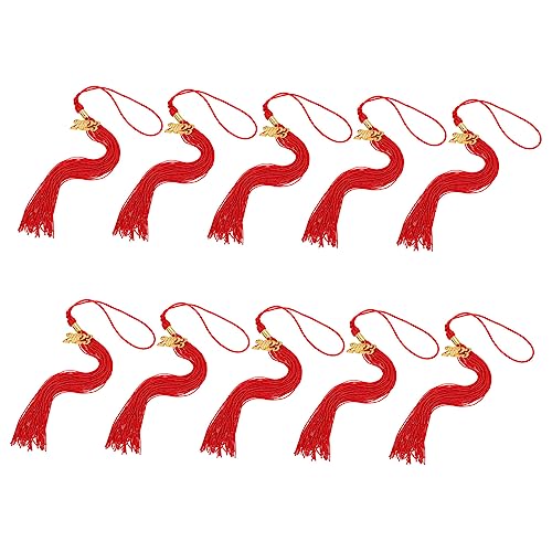 OFFIGAM 10 Stück Abschluss Quasten für Doktorhüte Handgemachte Diy Graduation Tassels für Festliche Abschlussfeiern für Bachelor und Master Abschlüsse von OFFIGAM