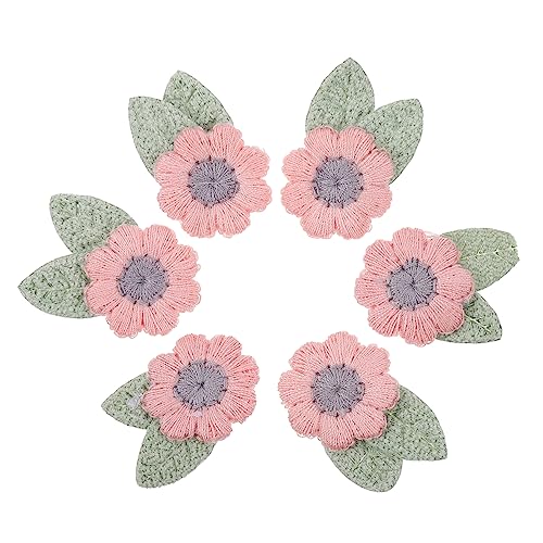 OFFIGAM 10 Stück Blumen Applikationen zum Aufbügeln DIY Stickerei Patches für Kleidung Langlebig und Farbenfroh für T Shirts Jeans und Accessoires von OFFIGAM