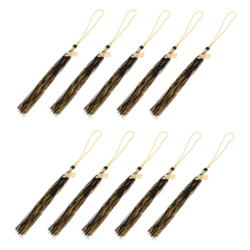 OFFIGAM 10 Stück Doktorhut Quasten Handgefertigte Abschlussquasten für Abschlussfeier Dekorative Anhänger für Graduation Hüte Stilvolle Diy Dekorationen OFFIGAM 10 Stück Doktorhut Quasten Handgefertigte Abschlussquasten für Abschlussfeier Dekorative Anhänger für Graduation Hüte Stilvolle Diy Dekorationen von OFFIGAM