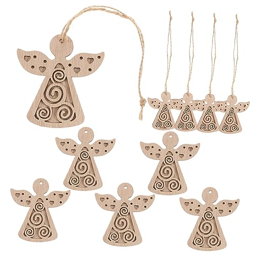 OFFIGAM 10 Stück Doppelte Dekorative Holzspäne Ornamente Anhänger Hängende Dekoration Weihnachts Großpackung Abdeckungen Basteln Farbe Unfertige Dekorationen Holzausschnitt OFFIGAM 10 Stück Doppelte Dekorative Holzspäne Ornamente Anhänger Hängende Dekoration Weihnachts Großpackung Abdeckungen Basteln Farbe Unfertige Dekorationen Holzausschnitt von OFFIGAM