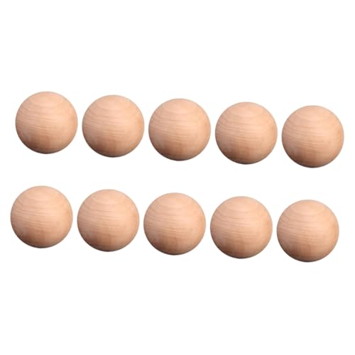 OFFIGAM 10 Stück Holzkugel Auxiliary -Materialien dekorative Bälle unvollendet runde Kugel Ball Hartholz natürliches unfertiges Holzhandwerk natürliches Holzhandwerk Bambus OFFIGAM 10 Stück Holzkugel Auxiliary -Materialien dekorative Bälle unvollendet runde Kugel Ball Hartholz natürliches unfertiges Holzhandwerk natürliches Holzhandwerk Bambus von OFFIGAM