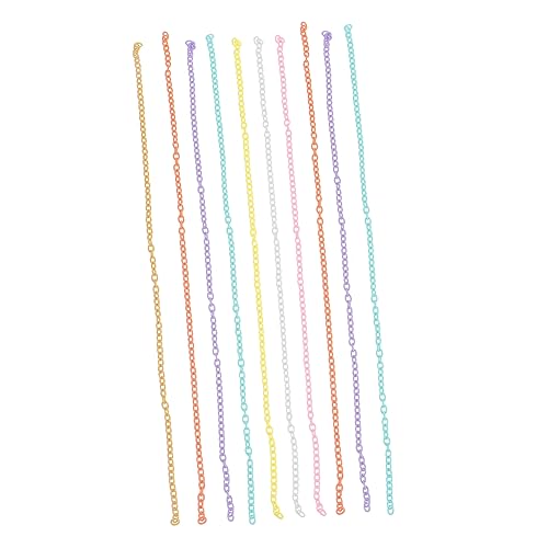 OFFIGAM 10 Stück Kunststoffkette Ketten zur Schmuckherstellung Kettenglieder für die Schmuckherstellung Panzerkette schnapsgläser Kette für DIY Gliederkette aus Kunststoff Plastik OFFIGAM 10 Stück Kunststoffkette Ketten zur Schmuckherstellung Kettenglieder für die Schmuckherstellung Panzerkette schnapsgläser Kette für DIY Gliederkette aus Kunststoff Plastik von OFFIGAM