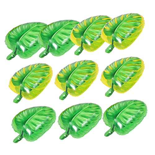 OFFIGAM 10 Stück Monstera Luftballons Hawaii Party Dekoration Bunte Deko für Sommerfeiern Foto Requisiten für Unvergessliche für Zuhause Bars und Clubs von OFFIGAM