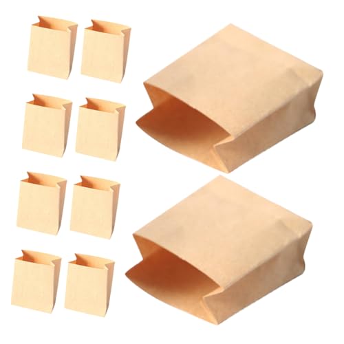 OFFIGAM 10 Stück Puppenhaus-Verpackungsbeutel kleine papiertüten mini papiertüten Spielzeughaus Zubehör Minitaschen Beutel für Lebensmittelverpackungen Kekstüten Kraftpapier Light Brown OFFIGAM 10 Stück Puppenhaus-Verpackungsbeutel kleine papiertüten mini papiertüten Spielzeughaus Zubehör Minitaschen Beutel für Lebensmittelverpackungen Kekstüten Kraftpapier Light Brown von OFFIGAM