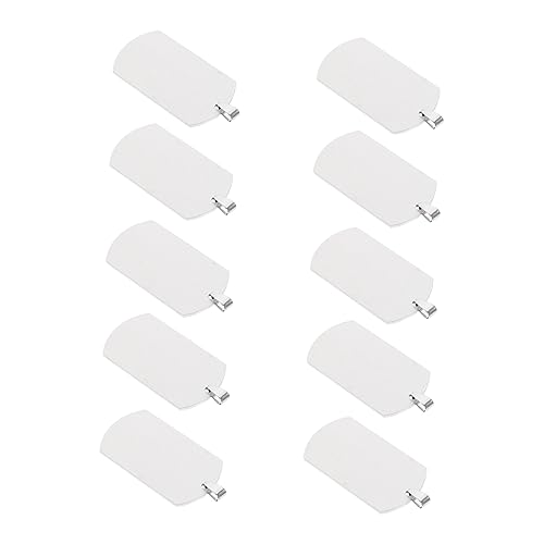 OFFIGAM 10 Stück Teiliges Titanstahl Gravurtags Anhänger für DIY Hundemarken Schlüsselanhänger und Personalisierte Etiketten Blanko Stempel für Haustier Ids und Kreative Projekte von OFFIGAM