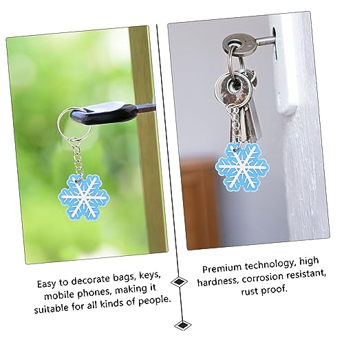 OFFIGAM 10 Stück Teiliges Weihnachts Schlüsselanhänger aus Bruchsicherem PVC mit Stilvollem Schneeflocken Design Charmant und Praktisch als Weihnachtliches oder Rucksackanhänger für OFFIGAM 10 Stück Teiliges Weihnachts Schlüsselanhänger aus Bruchsicherem PVC mit Stilvollem Schneeflocken Design Charmant und Praktisch als Weihnachtliches oder Rucksackanhänger für von OFFIGAM