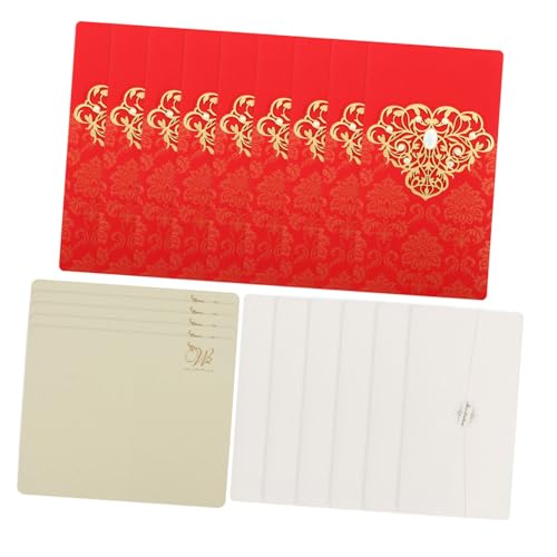 OFFIGAM 10 Stück Umschlag Hohle Einladung Einladungskarten Zur Hochzeit Einladungen Aushöhlen Romantische Einladungskarten Hohle Hochzeitskarte Einladungspapier Rot Spezialpapier OFFIGAM 10 Stück Umschlag Hohle Einladung Einladungskarten Zur Hochzeit Einladungen Aushöhlen Romantische Einladungskarten Hohle Hochzeitskarte Einladungspapier Rot Spezialpapier von OFFIGAM