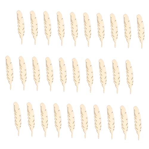 OFFIGAM 100 Stück Dekoration für Federholzchips Dekoration für Geburtstagsfeier Holzanhänger für Partydekoration leere Holzscheiben ausgehöhlte Holzscheiben hölzern OFFIGAM 100 Stück Dekoration für Federholzchips Dekoration für Geburtstagsfeier Holzanhänger für Partydekoration leere Holzscheiben ausgehöhlte Holzscheiben hölzern von OFFIGAM