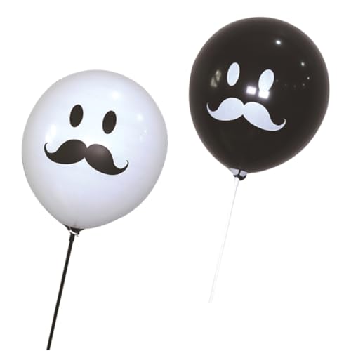 OFFIGAM 100 Stück Große Bartballons Schwarz Sortiert Braut- Aufdecken Weiß Brautballons Dekoration Erste Party Bausatz Luftballons Bogen Rezeption Kernstück Hochzeit Abschlussball OFFIGAM 100 Stück Große Bartballons Schwarz Sortiert Braut- Aufdecken Weiß Brautballons Dekoration Erste Party Bausatz Luftballons Bogen Rezeption Kernstück Hochzeit Abschlussball von OFFIGAM