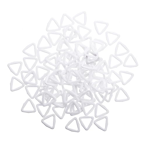 OFFIGAM 100 Stück Metallknopf Party für Kleidergürtelknöpfe Nähen Kleidung hohl Hochzeit Tasten dreieckige Taste Koffer-Taste Kunststoffknopf Kleiderdekore Exquisites Knöpfe Plastik Weiß OFFIGAM 100 Stück Metallknopf Party für Kleidergürtelknöpfe Nähen Kleidung hohl Hochzeit Tasten dreieckige Taste Koffer-Taste Kunststoffknopf Kleiderdekore Exquisites Knöpfe Plastik Weiß von OFFIGAM