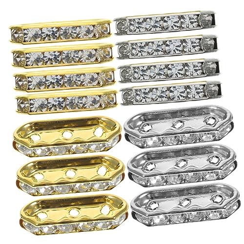 OFFIGAM 100 Stück Metallperlen Spacer Perlen für DIY Schmuck Gold und Silber für Armbänder und Haarschmuck Herstellung OFFIGAM 100 Stück Metallperlen Spacer Perlen für DIY Schmuck Gold und Silber für Armbänder und Haarschmuck Herstellung von OFFIGAM