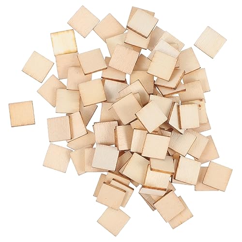 OFFIGAM 100 Stück Quadratische Holzspäne Unfertige Diy-plakette Quadratische Scheiben Diy Bastelscheiben Hölzern OFFIGAM 100 Stück Quadratische Holzspäne Unfertige Diy-plakette Quadratische Scheiben Diy Bastelscheiben Hölzern von OFFIGAM