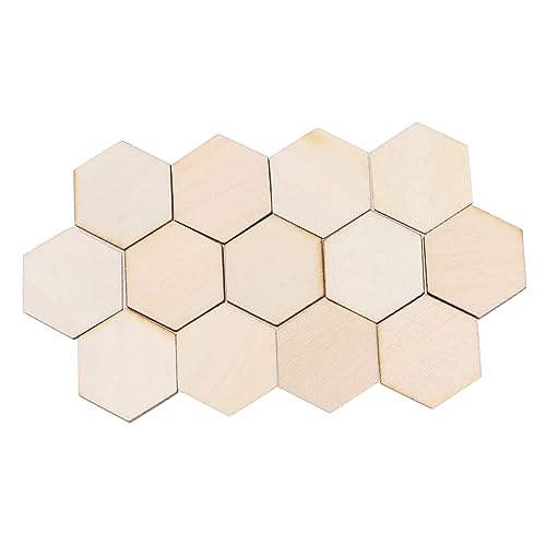 OFFIGAM 100 Stück Sechseckige Holzstückchen Buchenholz Unlackierte DIY Bastelornamente für Hochzeiten Geburtstage und Weihnachten Naturmaterialien für Kreative Dekorationen OFFIGAM 100 Stück Sechseckige Holzstückchen Buchenholz Unlackierte DIY Bastelornamente für Hochzeiten Geburtstage und Weihnachten Naturmaterialien für Kreative Dekorationen von OFFIGAM