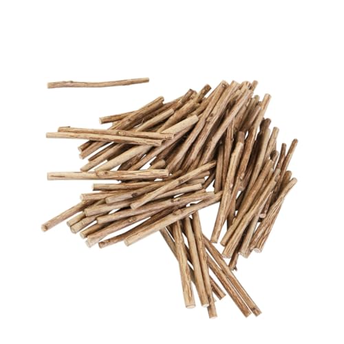 OFFIGAM 100 Stück Teebaumstäbchen Log-Sticks selbstgemachte Stöcke Teebaumstöcke Buchsbaumstöcke Hölzern von OFFIGAM