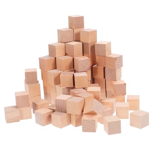 OFFIGAM 100 Stück Unbearbeitete Holzwürfel Quadratische Bausteine für Kreatives Pädagogisches Lernen und DIY Projekte für Gruppenaktivitäten und Einzelprojekte OFFIGAM 100 Stück Unbearbeitete Holzwürfel Quadratische Bausteine für Kreatives Pädagogisches Lernen und DIY Projekte für Gruppenaktivitäten und Einzelprojekte von OFFIGAM