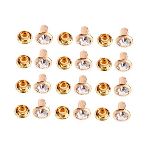 OFFIGAM 100 Stück bunter Diamantschmuck metallische Verzierungen Edelsteine Juwelen für Kleidung Juwelen annähen Farbige Diamantschmuck Kleidung machen Dekorationen Nähzubehör für Kleidung von OFFIGAM