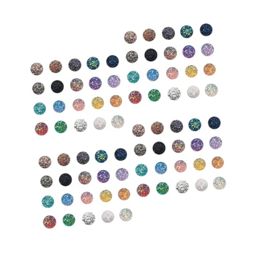 OFFIGAM 100 Stück runden Runde Perlen strass selber machen Strass-Ohrringe Harz Schmuck Zufällige Farbe OFFIGAM 100 Stück runden Runde Perlen strass selber machen Strass-Ohrringe Harz Schmuck Zufällige Farbe von OFFIGAM