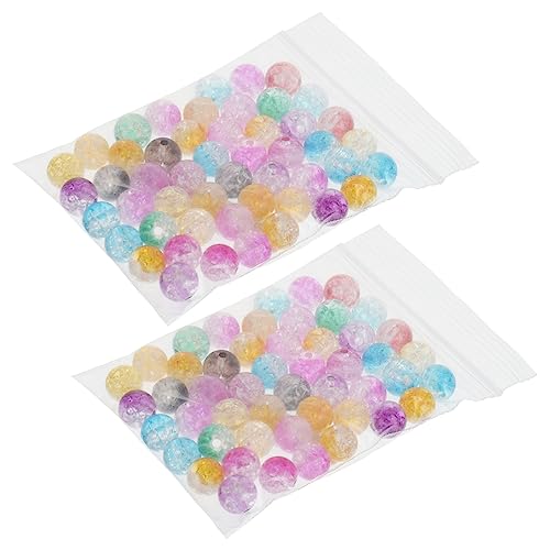 OFFIGAM 100Stücke Acryl Perlen DIY Schmuckperlen für Armbänder Halsketten Ohrringe Robuste Langlebige Bastelperlen von OFFIGAM