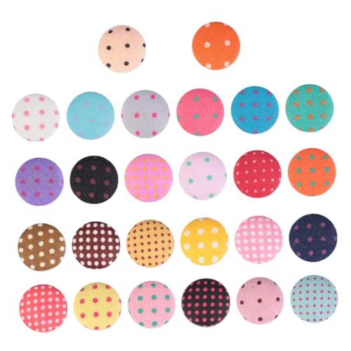 OFFIGAM 100Stücke DIY Punktknöpfe Mixed Color Handgefertigte Stoffknöpfe für Bekleidungszubehör Taschen Hüte Hochzeiten und Bastelprojekte Einfach zu Verwenden OFFIGAM 100Stücke DIY Punktknöpfe Mixed Color Handgefertigte Stoffknöpfe für Bekleidungszubehör Taschen Hüte Hochzeiten und Bastelprojekte Einfach zu Verwenden von OFFIGAM