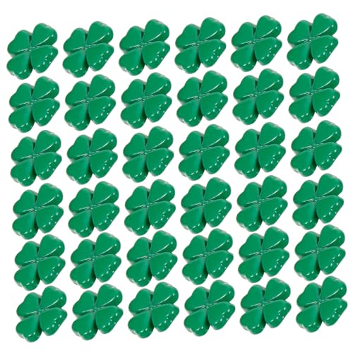 OFFIGAM 100Stücke Mini Four Leaf Knöpfe Grüne Puppenkleidung DIY Knöpfe für Nähprojekte und Süße Bastelknöpfe für Puppenbekleidung zum Ersetzen Verlorener von OFFIGAM