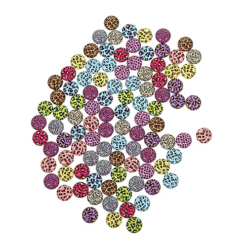 OFFIGAM 100Stücke Patch DIY Schmuck Zubehör mit Leopardenmuster Dekorative Cabochons für Bastelprojekte Hochwertiges für Langlebige Designs OFFIGAM 100Stücke Patch DIY Schmuck Zubehör mit Leopardenmuster Dekorative Cabochons für Bastelprojekte Hochwertiges für Langlebige Designs von OFFIGAM