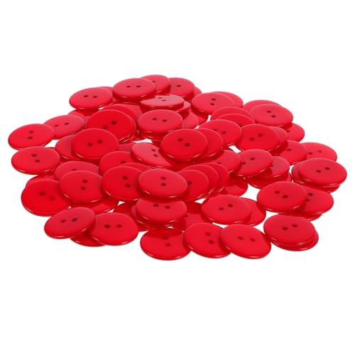 OFFIGAM 100Stücke Rote Runde Kunstharz Knöpfe für Näh und Bastelprojekte Langlebig Modisches Design für Kleidung Scrapbooking und DIY Handwerk OFFIGAM 100Stücke Rote Runde Kunstharz Knöpfe für Näh und Bastelprojekte Langlebig Modisches Design für Kleidung Scrapbooking und DIY Handwerk von OFFIGAM