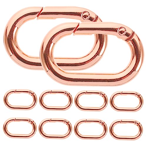 OFFIGAM 10Stücke Ovaler Feder Karabiner Metall Snap Clip Hakenschnalle für DIY Schmuck und Schlüsselringe für Taschen Rucksäcke und Handwerksprojekte OFFIGAM 10Stücke Ovaler Feder Karabiner Metall Snap Clip Hakenschnalle für DIY Schmuck und Schlüsselringe für Taschen Rucksäcke und Handwerksprojekte von OFFIGAM