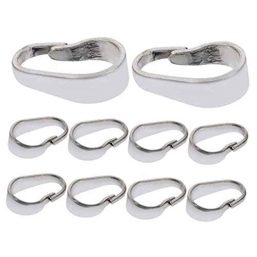 OFFIGAM 10Stücke Teiliges DIY Schmuckverschluss Clips für Halsketten und Armbänder Glatte Oberfläche Leicht zu Bedienen für Schmuckherstellung und Pendelverbindungen von OFFIGAM