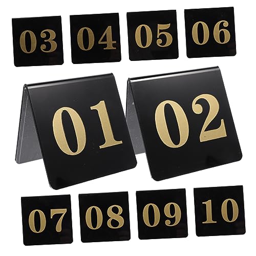 OFFIGAM 10Stücke Teiliges Tischnummern für Hochzeit Bankett Doppelseitige Tischkarten Robust Leicht für Veranstaltungen Restaurants Feiern OFFIGAM 10Stücke Teiliges Tischnummern für Hochzeit Bankett Doppelseitige Tischkarten Robust Leicht für Veranstaltungen Restaurants Feiern von OFFIGAM