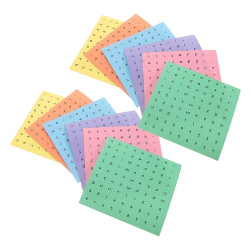OFFIGAM 12 Blatt Bunte Alphabet und Zahlenaufkleber Selbstklebend für DIY Scrapbooking Journals Planer Laptop Dekoration Kreative Sticker für Bastelprojekte OFFIGAM 12 Blatt Bunte Alphabet und Zahlenaufkleber Selbstklebend für DIY Scrapbooking Journals Planer Laptop Dekoration Kreative Sticker für Bastelprojekte von OFFIGAM